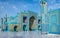 The exterior of the Mazar-e Sharf, Blue Mosque, Afghanistan