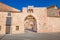 Exterior medieval arch in Ayllon