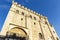 Exterior of the medieval Palazzo dei Consoli palace in Gubbio, Umbria, Italy