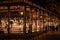 Exterior of Mercado de San Miguel, Madrid, Spain, at night