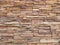 Exterior modern brick decoration. Brick wall.