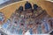 Exterior Mosiac detail on Saints Mark's Basilica, Venice Italy 