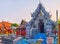 Exterior panorama of the Silver Temple complex, Chiang Mai, Thailand