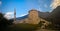 Exterior panorama view to Travnik Fortress,Bosnia and Herzegovina