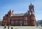 Exterior of Pierhead at Cardiff Bay in a sunny day
