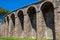 Exterior of the roman Amphitheatre of Pompeii