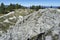 Exterior ruins of Fort Dosso del Sommo. Location: Altipiani di Folgaria, Lavarone and Luserna, Italy