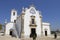 Exterior of the Saint Lawrence of Rome church in Almancil, Portugal.