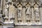 Exterior Sculptures of Salisbury Cathedral in Wiltshire, UK