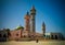 Exterior of Touba Mosque, center of Mouridism and Cheikh Amadou Bamba burial place Touba, Senegal