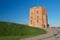 Exterior of the Tower of Gediminas in Vilnius, Lithuania.