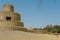 Exterior and towers of the Al Jahili Fort in Al Ain, Abu Dhabi, United Arab Emirates