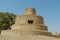 Exterior and towers of the Al Jahili Fort in Al Ain, Abu Dhabi, United Arab Emirates