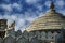 Exterior towers and columns of  Chaturmukha Dharana Vihara   Jain temple