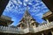 Exterior towers and columns of  Chaturmukha Dharana Vihara   Jain temple