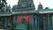 Exterior Traditional Hindu temple with tourist people in Malaysia.