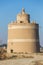 Exterior of the traditional pigeon house in Yazd province, Iran.