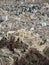 Exterior view from Al-Cahira fortress aka Cairo Castle at Taiz, Yemen