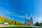 Exterior view of the Basilica of Sainte-Anne-de-Beaupre church