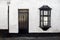 Exterior View of a Beautiful Old English Stone Cottage with door and window.