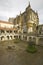 Exterior view of Chapter House, Templar Castle and the Convent of the Knights of Christ, founded by Gualdim Pais in 1160 AD, is a