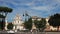 Exterior view of the church of the most holy name of mary, rome,