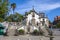 Exterior view of the Church of Nossa Senhora da Conceicao, a rococo icon from the 18th century