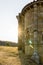 Exterior view of the cloister of the Romanesque Ermita de Santa Eulalia in the neighborhood of Santa MarÃ­a de Aguilar de Campoo,