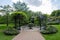 Exterior view of the garden of Fort Worth Botanic Garden