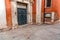 Exterior view of the Sanctuary of Madonna delle Grazie in Venice, Italy