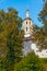 Exterior view of St. Paphnutius Borovsky Monastery.Kaluga Region.Russia