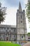 Exterior view of St Patrick`s Cathedral. St Patrick`s cathedral church is a national church of Republic of Ireland. Saint Patric