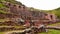 Exterior view to archaeological site of Tambomachay, Cuzco, Peru