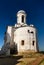 Exterior view to belltower Joachim and Anna church mozhaysk, Moscow region, Russia