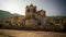 Exterior view to Church Of Immaculate Conception, Yanque, Chivay, Peru