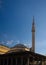 Exterior view to Ethem Bey Mosque at Skanderbeg square, Tirana, Albania