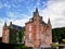 Exterior view to facade of Zuylen castle, Utrecht, Netherlands