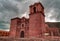 Exterior view to Iglesia de Santa Isabel de Pucara, Puno, Peru