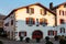 Exterior view of the town hall of Ainhoa, France