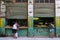 Exterior view of the typical Cuban vegetable and fruit shop in Cuba