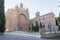 Exterior views facade of San Esteban Convent in Salamanca (Spain