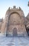 Exterior views facade of San Esteban Convent in Salamanca (Spain