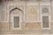 Exterior wall, detail with niche. Mausoleum of Etmaduddaula or Itmad-ud-Daula tomb