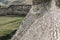 Exterior wall of an old castle, stone defensive fortress texture