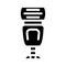external flash glyph icon vector illustration