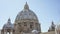 External of St. Peter`s Basilica, Rome Italy