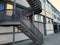 External Steel Staircase, Modern Industrial Architecture