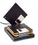 External usb floppy disk drive with disks one standing