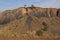 Extinct crater of volcano from Racos, Brasov, Transylvania, Romania