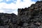 Extinct volcano The abode of the devil in the national Park Pali Aike in the South of Chile.